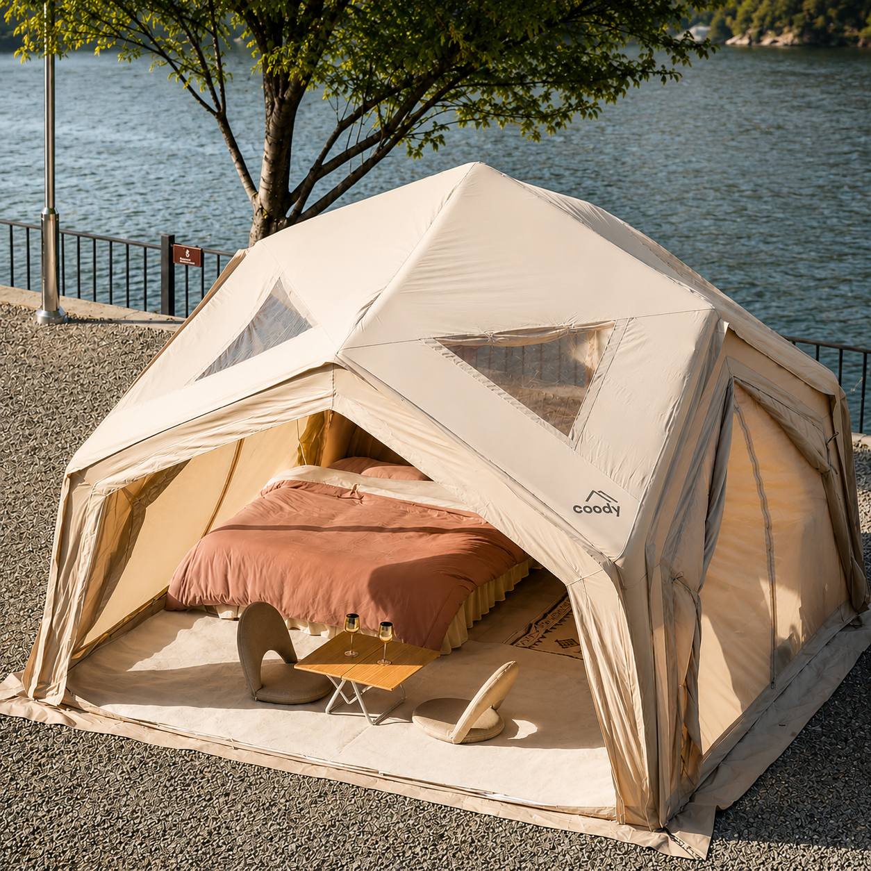Tenda gonfiabile Coody Air Tent 13.0 - Hub Shelter